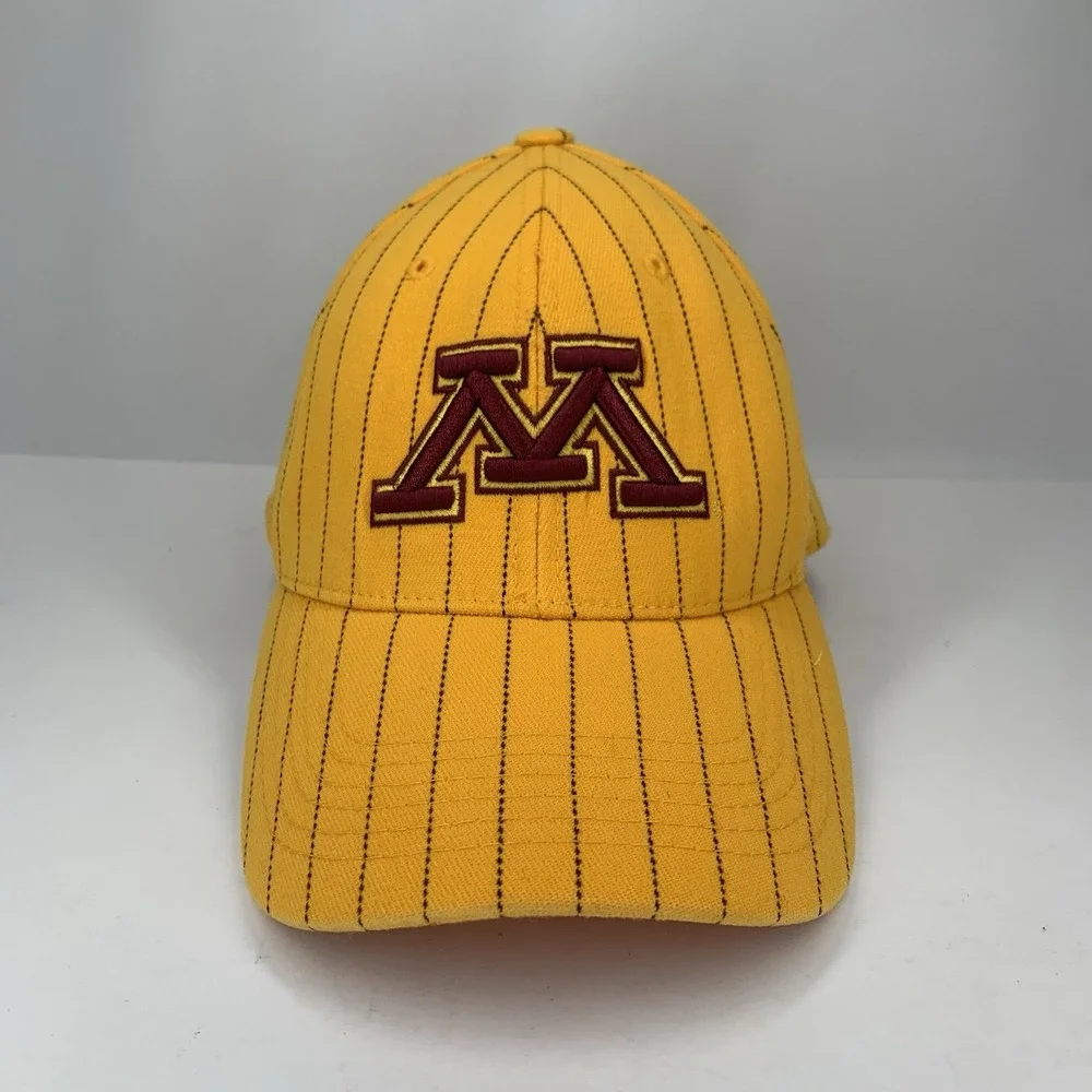 Minnesota Golden Gophers Hat Striped Adjustable Baseball Cap TOW